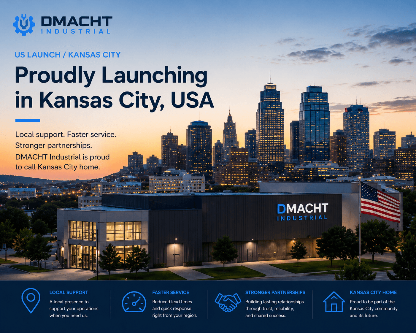 D-Macht US industrial printer support launch in Kansas City